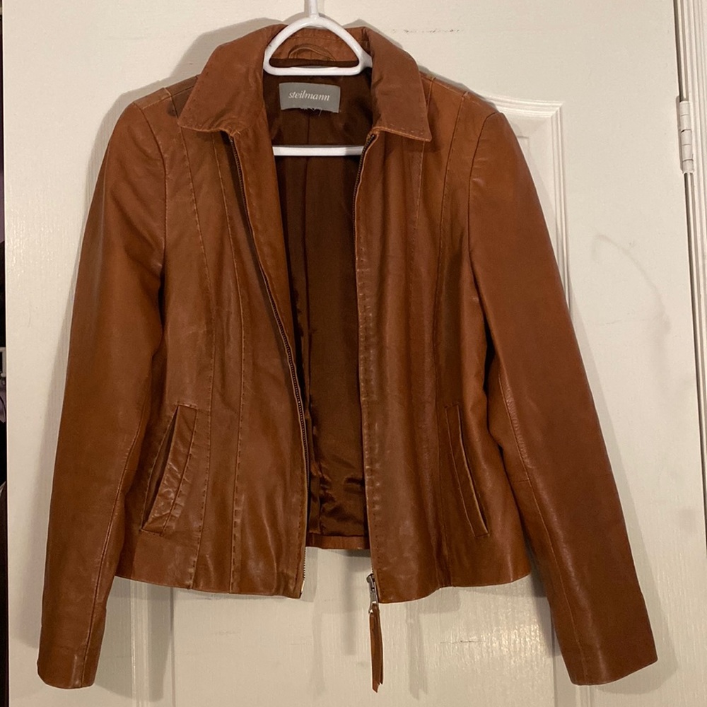 steilmann genuine leather jacket
